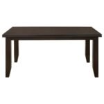DALILA 6-PIECE RECTANGULAR DINING TABLE SET CAPPUCCINO - Image 4