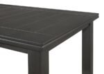 DALILA 6-PIECE RECTANGULAR DINING TABLE SET DARK GREY - Image 13