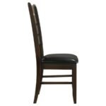 DALILA WOOD DINING SIDE CHAIR CAPPUCCINO (SET OF 2) - Image 9