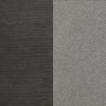 DALILA FABRIC UPHOLSTERED WOOD DINING BENCH DARK GREY - Image 8