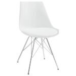 JUNIPER POLYPROPYLENE DINING SIDE CHAIR WHITE (SET OF 2) - Image 3