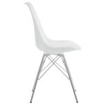 JUNIPER POLYPROPYLENE DINING SIDE CHAIR WHITE (SET OF 2) - Image 8