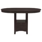 LAVON 5-PIECE OVAL COUNTER HEIGHT DINING SET ESPRESSO - Image 4