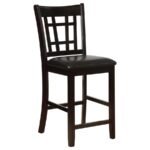 LAVON 5-PIECE OVAL COUNTER HEIGHT DINING SET ESPRESSO - Image 6