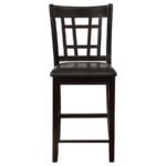 LAVON 5-PIECE OVAL COUNTER HEIGHT DINING SET ESPRESSO - Image 7