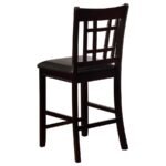 LAVON WOOD COUNTER HEIGHT DINING CHAIR BLACK AND ESPRESSO (SET OF 2) - Image 7