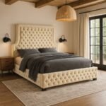 Sedona Velvet Upholstered Bed - Image 2