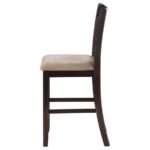 LAVON WOOD COUNTER HEIGHT DINING CHAIR TAN AND ESPRESSO (SET OF 2) - Image 6