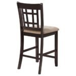 LAVON WOOD COUNTER HEIGHT DINING CHAIR TAN AND ESPRESSO (SET OF 2) - Image 8