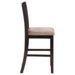 LAVON WOOD COUNTER HEIGHT DINING CHAIR TAN AND ESPRESSO (SET OF 2) - Image 9
