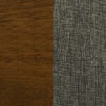 MALONE 5-PIECE RECTANGULAR DINING TABLE SET DARK WALNUT - Image 10