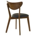 JEDDA WOOD DINING SIDE CHAIR DARK WALNUT (SET OF 2) - Image 8