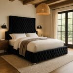 Sedona Velvet Upholstered Bed - Image 2