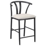 DOLMAN COUNTER HEIGHT DINING SIDE CHAIR BEIGE (SET OF 2) - Image 3