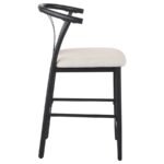 DOLMAN COUNTER HEIGHT DINING SIDE CHAIR BEIGE (SET OF 2) - Image 9