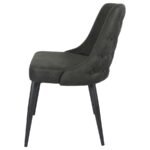 COSMO UPHOLSTERED DINING SIDE CHAIR GREY (SET OF 2) - Image 6