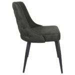 COSMO UPHOLSTERED DINING SIDE CHAIR GREY (SET OF 2) - Image 10