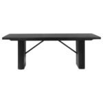 CATHERINE 5-PIECE RECTANGULAR DINING TABLE SET BLACK - Image 4