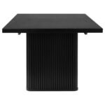 CATHERINE 7-PIECE RECTANGULAR DINING TABLE SET BLACK - Image 5