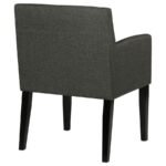 CATHERINE UPHOLSTERED DINING ARM CHAIR GREY (SET OF 2) - Image 8