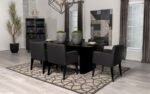 CATHERINE UPHOLSTERED DINING ARM CHAIR GREY (SET OF 2) - Image 14