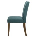 CANTLEY UPHOLSTERED DINING SIDE CHAIR TEAL BLUE (SET OF 2) - Image 6