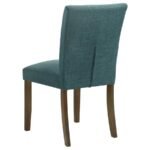 CANTLEY UPHOLSTERED DINING SIDE CHAIR TEAL BLUE (SET OF 2) - Image 7