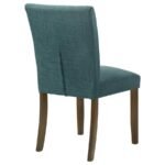 CANTLEY UPHOLSTERED DINING SIDE CHAIR TEAL BLUE (SET OF 2) - Image 8