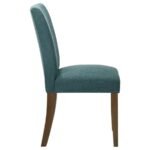 CANTLEY UPHOLSTERED DINING SIDE CHAIR TEAL BLUE (SET OF 2) - Image 9