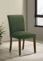 CANTLEY UPHOLSTERED DINING SIDE CHAIR GREEN (SET OF 2) - Image 2