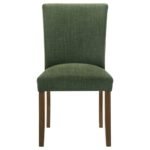 CANTLEY UPHOLSTERED DINING SIDE CHAIR GREEN (SET OF 2) - Image 4