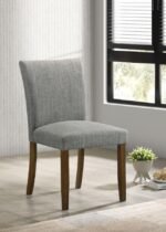 CANTLEY UPHOLSTERED DINING SIDE CHAIR GREY (SET OF 2) - Image 2
