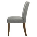 CANTLEY UPHOLSTERED DINING SIDE CHAIR GREY (SET OF 2) - Image 6
