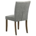 CANTLEY UPHOLSTERED DINING SIDE CHAIR GREY (SET OF 2) - Image 7