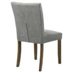 CANTLEY UPHOLSTERED DINING SIDE CHAIR GREY (SET OF 2) - Image 8