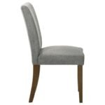 CANTLEY UPHOLSTERED DINING SIDE CHAIR GREY (SET OF 2) - Image 9