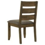 ALSTON 5-PIECE RECTANGULAR DINING TABLE SET KNOTTY NUTMEG - Image 8