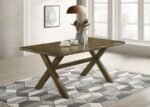 ALSTON RECTANGULAR 71-INCH DINING TABLE KNOTTY NUTMEG - Image 2