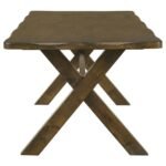 ALSTON RECTANGULAR 71-INCH DINING TABLE KNOTTY NUTMEG - Image 4