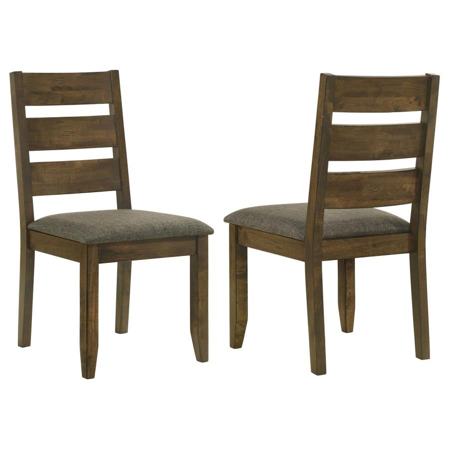 106382_001x900.jpg ALSTON WOOD DINING SIDE CHAIR KNOTTY NUTMEG (SET OF 2) - Image 1