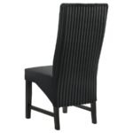 BARRAND UPHOLSTERED DINING SIDE CHAIR BLACK (SET OF 2) - Image 7