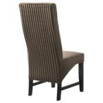 BARRAND UPHOLSTERED DINING SIDE CHAIR CHOCOLATE (SET OF 2) - Image 8