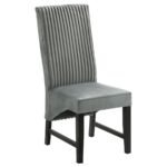 BARRAND UPHOLSTERED DINING SIDE CHAIR GREY (SET OF 2) - Image 3