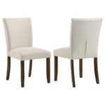 CANTLEY UPHOLSTERED DINING SIDE CHAIR BEIGE (SET OF 2)