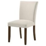 CANTLEY UPHOLSTERED DINING SIDE CHAIR BEIGE (SET OF 2) - Image 5