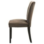 DERMOTT UPHOLSTERED PARSON DINING SIDE CHAIR CHOCOLATE (SET OF 2) - Image 6