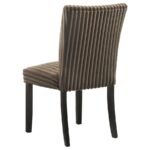 DERMOTT UPHOLSTERED PARSON DINING SIDE CHAIR CHOCOLATE (SET OF 2) - Image 7