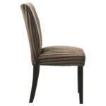 DERMOTT UPHOLSTERED PARSON DINING SIDE CHAIR CHOCOLATE (SET OF 2) - Image 9