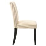 DERMOTT UPHOLSTERED PARSON DINING SIDE CHAIR CREAM (SET OF 2) - Image 9