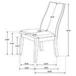 SPRING CREEK 7-PIECE RECTANGULAR DINING TABLE SET CHOCOLATE - Image 11